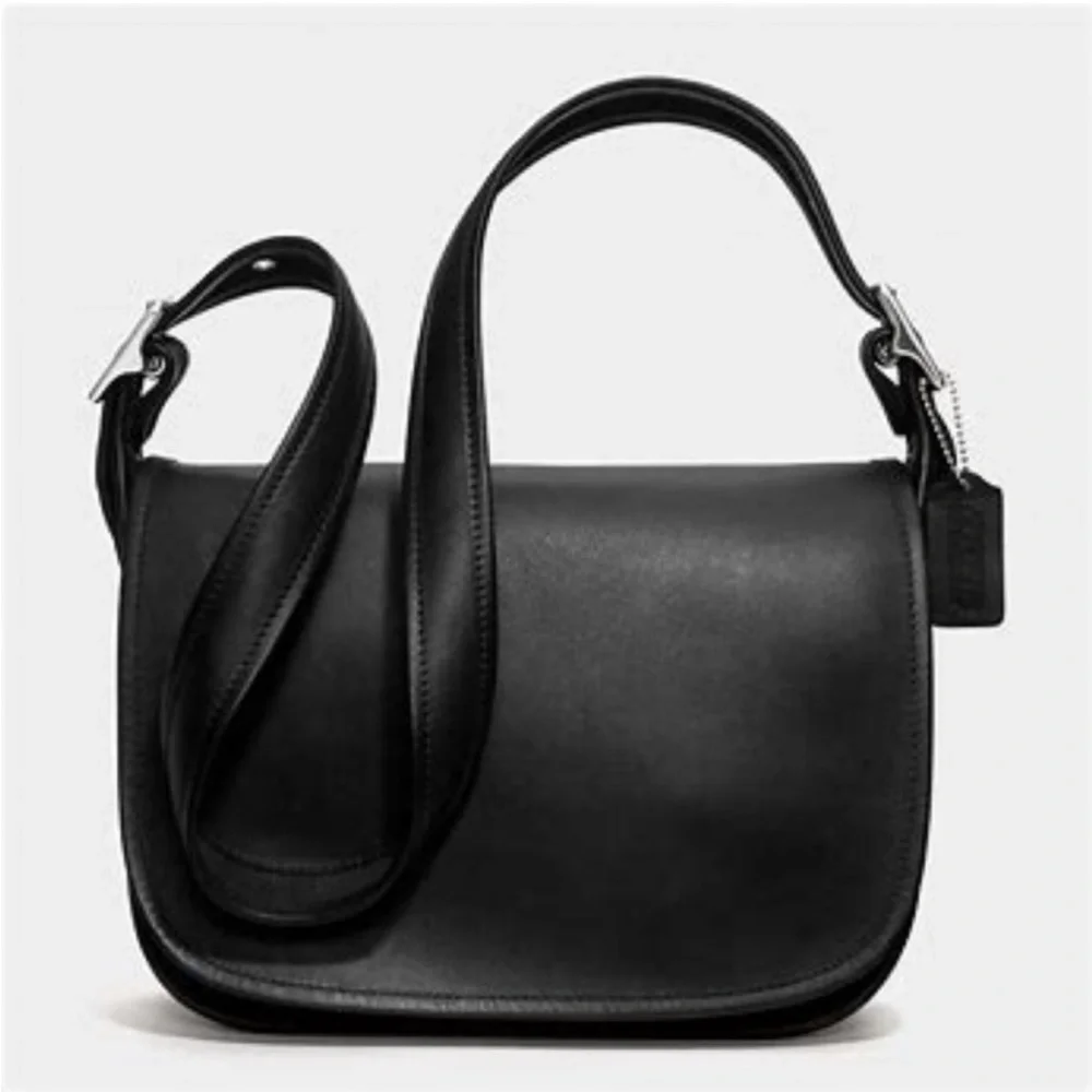 Coach Legacy Patricia vintage‎ crossbody black leather sachtel  EVC